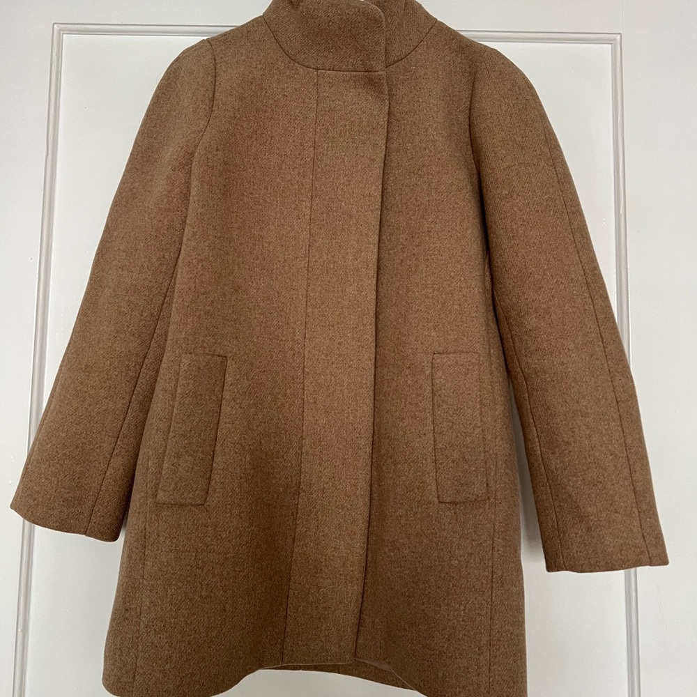 J Crew city coat. Size 4p.